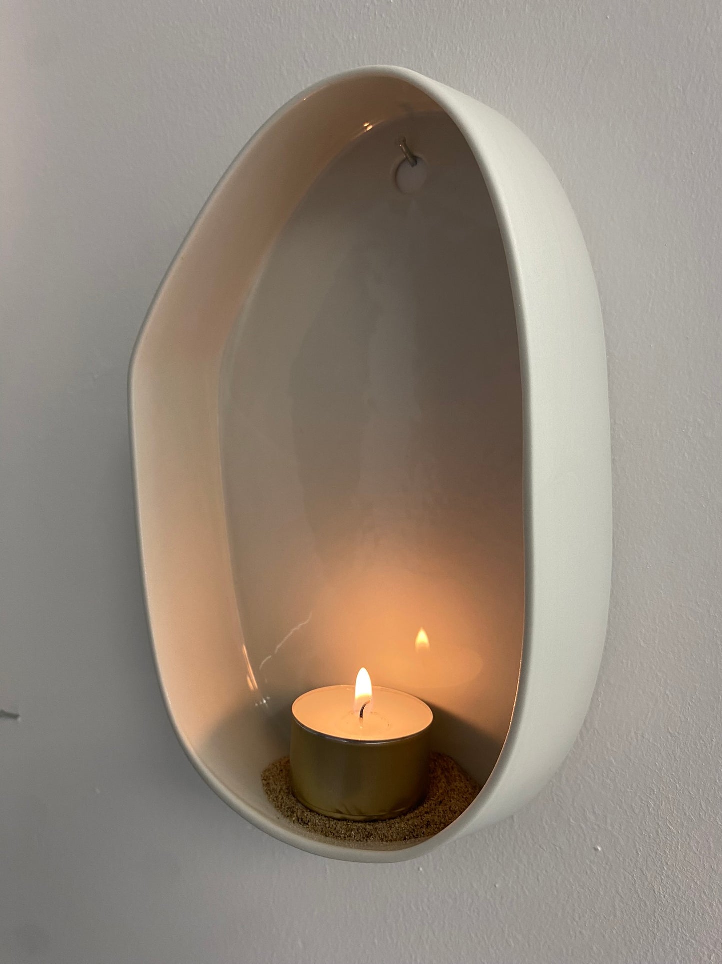 Applique murale Porcelaine Blanche - Modèle Hinde